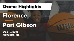 Florence  vs Port Gibson  Game Highlights - Dec. 6, 2023