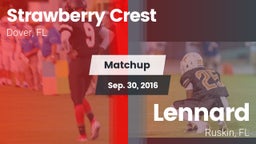 Matchup: Strawberry Crest vs. Lennard  2016
