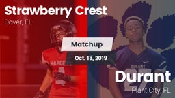 Matchup: Strawberry Crest vs. Durant  2019