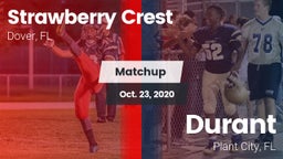 Matchup: Strawberry Crest vs. Durant  2020