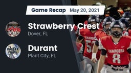 Recap: Strawberry Crest  vs. Durant  2021