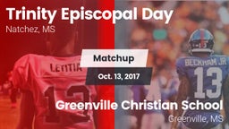 Matchup: Trinity Episcopal Da vs. Greenville Christian School 2017