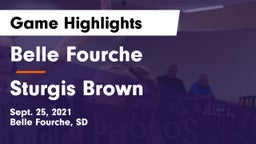 Belle Fourche  vs Sturgis Brown  Game Highlights - Sept. 25, 2021
