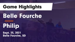 Belle Fourche  vs Philip Game Highlights - Sept. 25, 2021