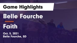 Belle Fourche  vs Faith  Game Highlights - Oct. 5, 2021