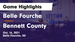 Belle Fourche  vs Bennett County  Game Highlights - Oct. 16, 2021