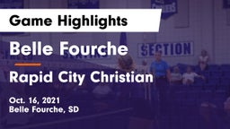 Belle Fourche  vs Rapid City Christian  Game Highlights - Oct. 16, 2021