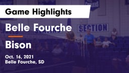 Belle Fourche  vs Bison  Game Highlights - Oct. 16, 2021