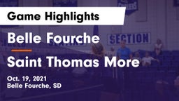Belle Fourche  vs Saint Thomas More Game Highlights - Oct. 19, 2021