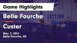 Belle Fourche  vs Custer  Game Highlights - Nov. 2, 2021