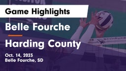 Belle Fourche  vs Harding County Game Highlights - Oct. 14, 2023