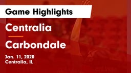 Centralia  vs Carbondale Game Highlights - Jan. 11, 2020
