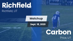 Matchup: Richfield vs. Carbon  2020