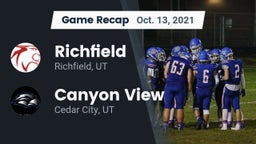 Recap: Richfield  vs. Canyon View  2021