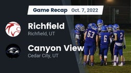 Recap: Richfield  vs. Canyon View  2022