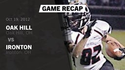 Recap: Oak Hill  vs. Ironton  2012