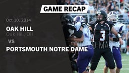 Recap: Oak Hill  vs. Portsmouth Notre Dame 2014