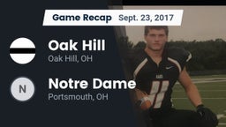Recap: Oak Hill  vs. Notre Dame  2017