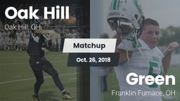 Matchup: Oak Hill vs. Green  2018