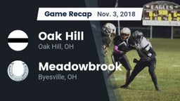 Recap: Oak Hill  vs. Meadowbrook  2018