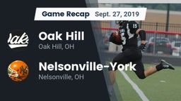 Recap: Oak Hill  vs. Nelsonville-York  2019