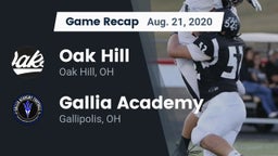 Recap: Oak Hill  vs. Gallia Academy 2020