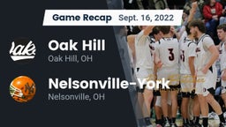 Recap: Oak Hill  vs. Nelsonville-York  2022