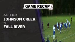 Recap: Johnson Creek  vs. Fall River  2015