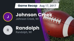 Recap: Johnson Creek  vs. Randolph  2017