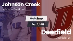Matchup: Johnson Creek vs. Deerfield  2017