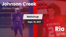 Matchup: Johnson Creek vs. Rio  2017