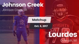 Matchup: Johnson Creek vs. Lourdes  2017