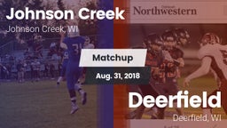 Matchup: Johnson Creek vs. Deerfield  2018