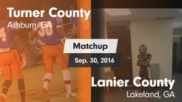 Matchup: Turner County vs. Lanier County  2016