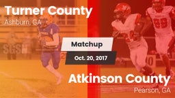 Matchup: Turner County vs. Atkinson County  2017