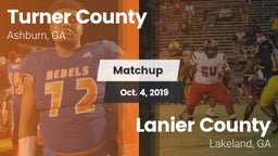 Matchup: Turner County vs. Lanier County  2019