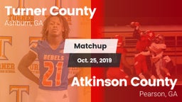 Matchup: Turner County vs. Atkinson County  2019