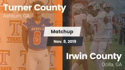 Matchup: Turner County vs. Irwin County  2019