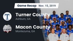 Recap: Turner County  vs. Macon County  2019
