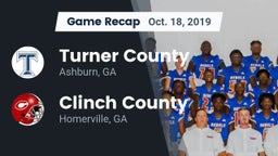 Recap: Turner County  vs. Clinch County  2019