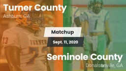 Matchup: Turner County vs. Seminole County  2020