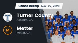 Recap: Turner County  vs. Metter  2020