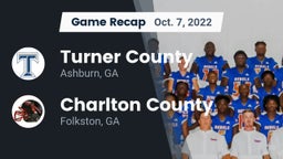 Recap: Turner County  vs. Charlton County  2022