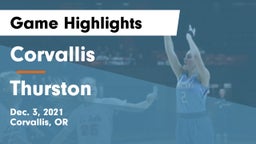 Corvallis  vs Thurston Game Highlights - Dec. 3, 2021