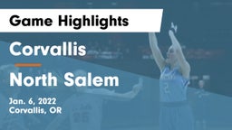 Corvallis  vs North Salem  Game Highlights - Jan. 6, 2022