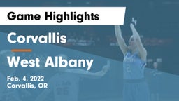 Corvallis  vs West Albany  Game Highlights - Feb. 4, 2022