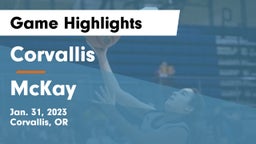 Corvallis  vs McKay Game Highlights - Jan. 31, 2023