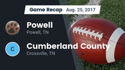 Recap: Powell  vs. Cumberland County  2017