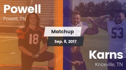 Matchup: Powell vs. Karns  2017