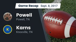 Recap: Powell  vs. Karns  2017